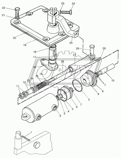 822-1723014 Шайба С/И упорная пружины управления редуктором МТЗ-822 МТЗ РУП